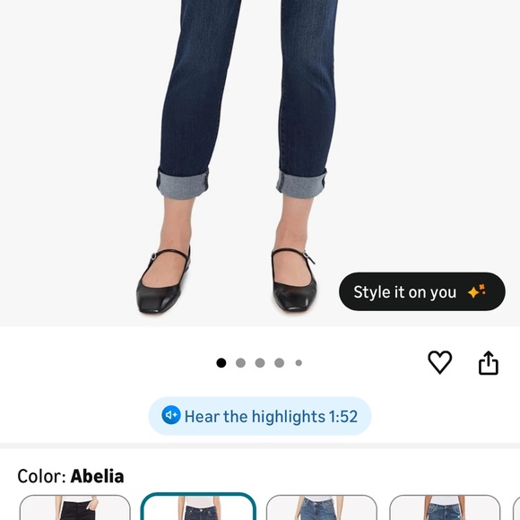 Kut from the Kloth Denim - Kut from the Kloth Indigo Cropped Jeans